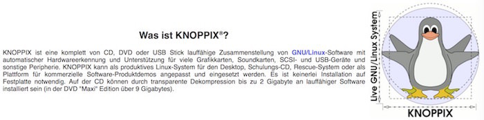 KNOPPIX Erklärung