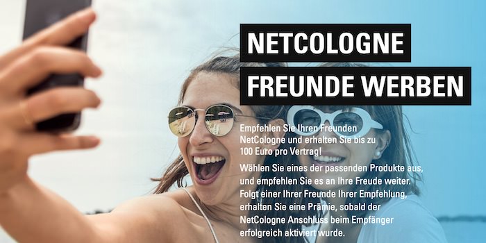 NetCologne Freundschaftswerbung