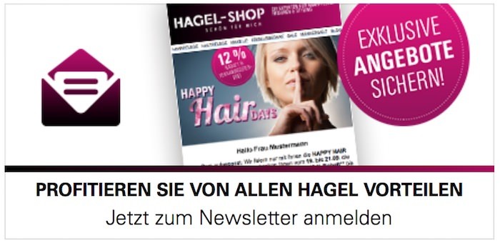 hagel-shop.de Newsletter