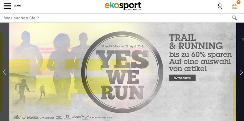 Ekosport Webseite