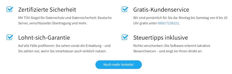 Smartsteuer Vorteile